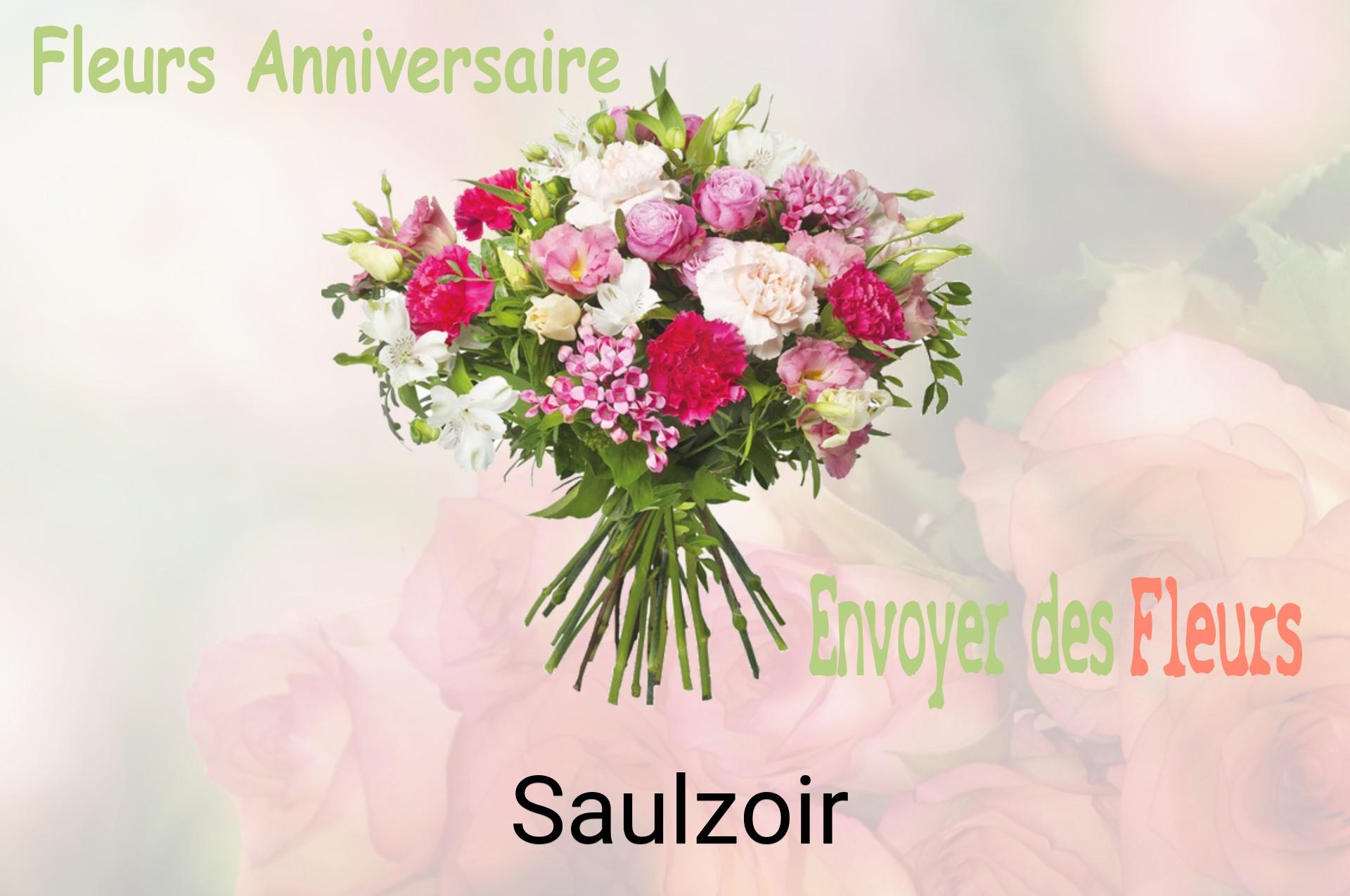 Bouquet de fleurs d’anniversaire livré à Saulzoir